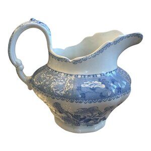 Antique Spode Camilla Copeland  Pitcher England Porcelain Floral Pattern Jug